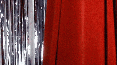 Creepy Guy Opening Curtain GIF