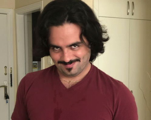 Creepy Guy Stare GIF