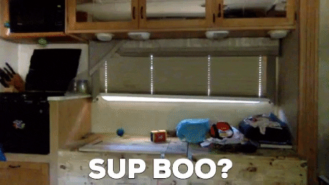 Creepy Guy Sup Boo GIF