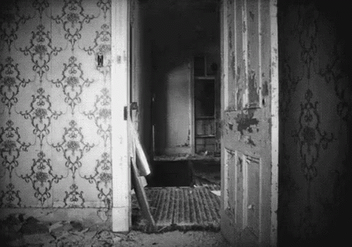 Creepy Headless White Lady GIF