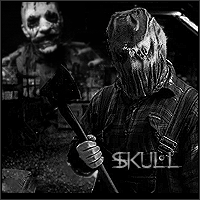 Creepy Horror Skull GIF