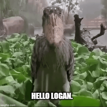 Creepy Man With Mask Says Hello Logan GIF