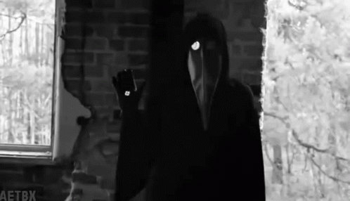 Creepy Mysterious Plague Doctor GIF