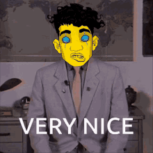 Creepy Office Guy Very Nice GIF