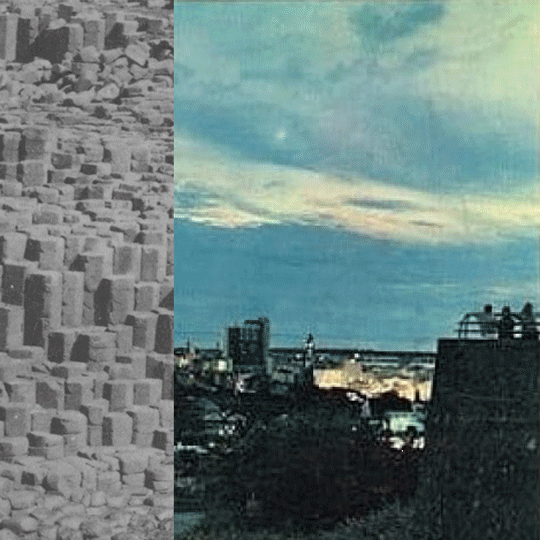 Creepy Sky Made Of Mushroom Cloud GIF