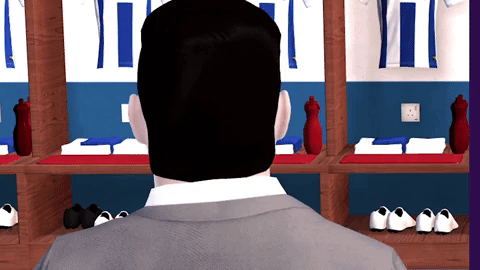 Creepy Smile Animation Guy GIF