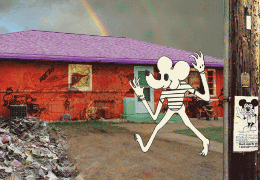 Creepy Vintage Mouse Cartoon GIF