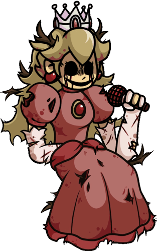 Creepypasta Cursed Coronation Day Peach GIF