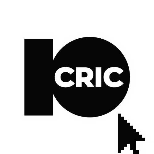 Cric Logo with Pixelated Arrow