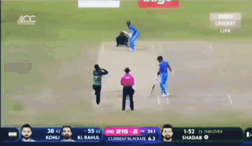 Cricket Batsman Bats The Ball Very Far GIF