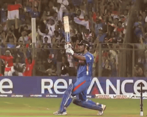 Cricket Batsman Successful Hit GIF