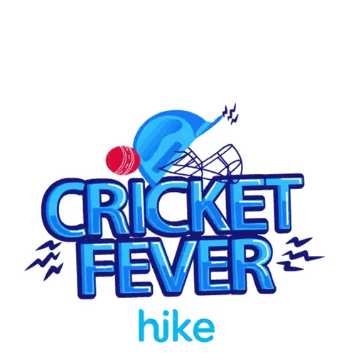Cricket Fever Hike Logo with Helmet and Ball