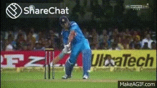 Cricket Player Hitting Ball Ultratech Banner