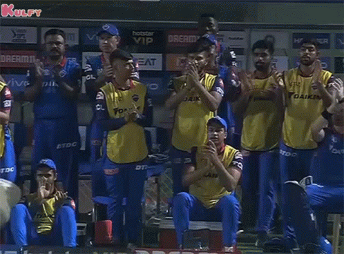 Cricket Players Clapping