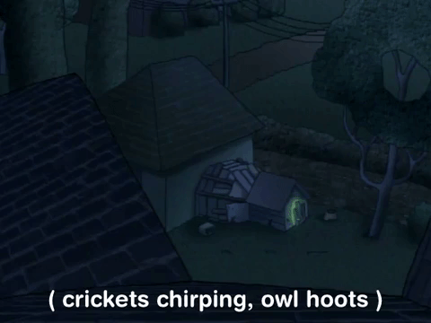 Crickets Chirping Owl Hoots GIF