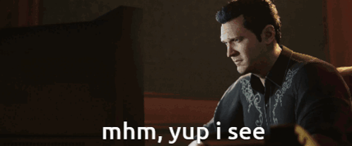 Crime Boss Travis Baker Mhm Yup I See GIF