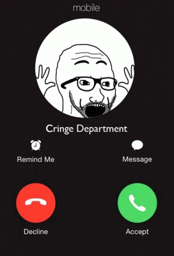 Cringe Call Trollage GIF