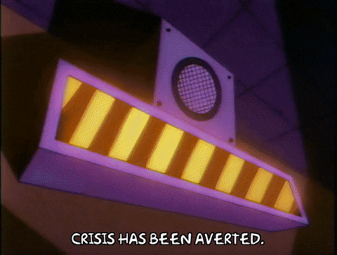 Crisis Averted Scene From The Simpsons GIF