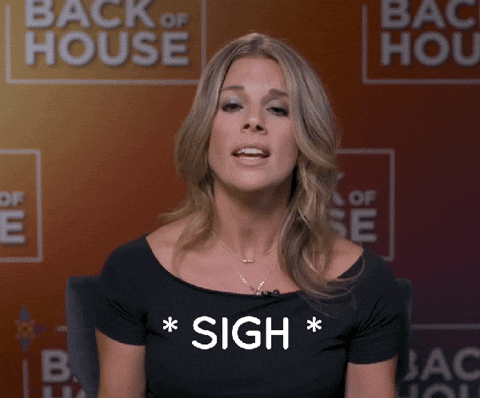 Crisis Averted Woman Sighing Of Relief GIF