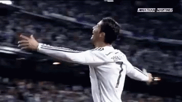 Cristiano Ronaldo Arms Outstretched Siu GIF