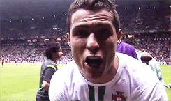 Cristiano Ronaldo Blow A Kiss On Camera GIF