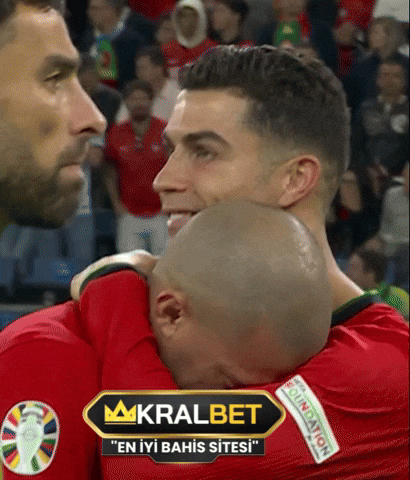Cristiano Ronaldo Hugs Pepe Portugal GIF
