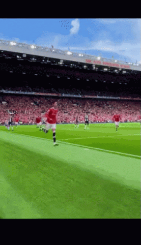 Cristiano Ronaldo Scoring A Goal Jumping Happily GIF