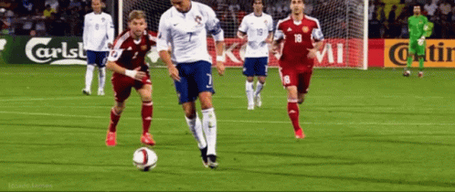 Cristiano Ronaldo Scoring A Powerful Goal From Distance GIF