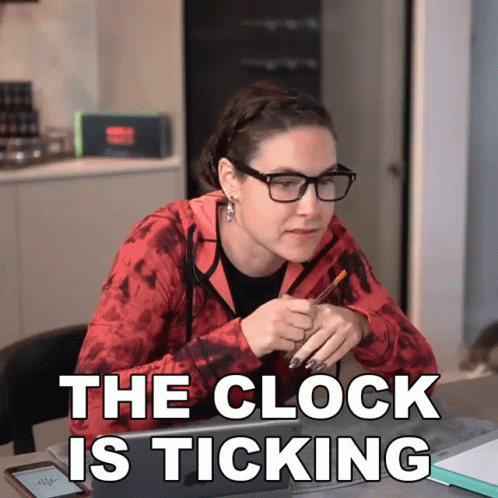 Cristine Raquel Rotenberg The Clock Is Ticking GIF