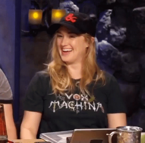 Critical Role Ashley Johnson Shaking Body GIF
