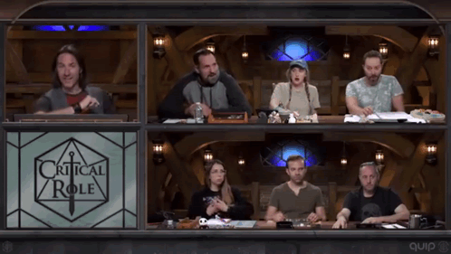 Critical Role Matthew Mercer With Companions GIF