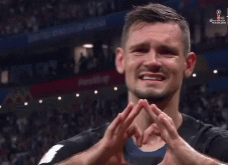 Croatia Dejan Lovren Heart Hand GIF