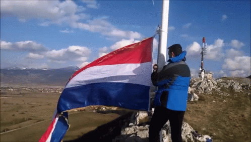 Croatia Flag Windy GIF