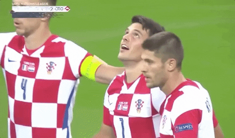 Croatia Josip Brekalo Pointing Up GIF