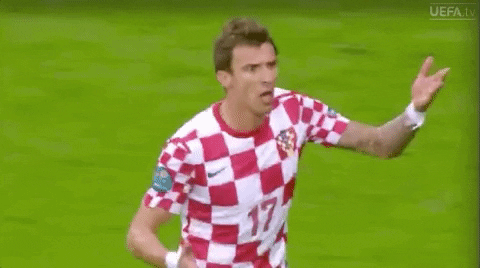 Croatia Mario Mandzukic Louder GIF