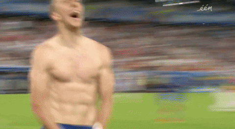 Croatia Player Ivan Perisic Screaming GIF