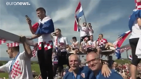 Croatia World Cup Celebration GIF