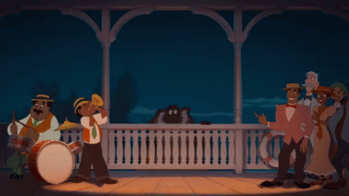 Crocodile Dancing With Band GIF