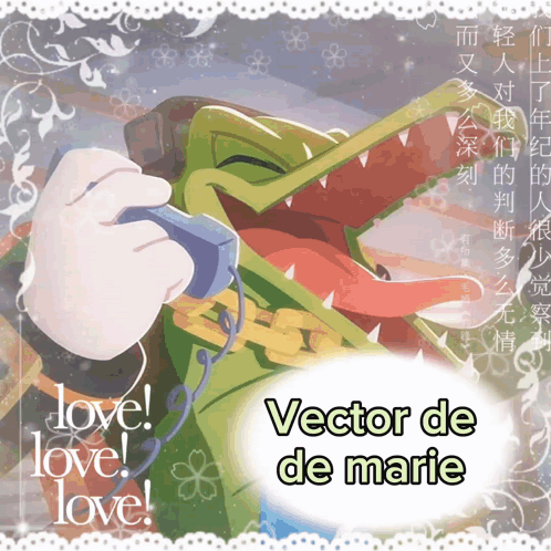 Crocodile With Vector De Marie