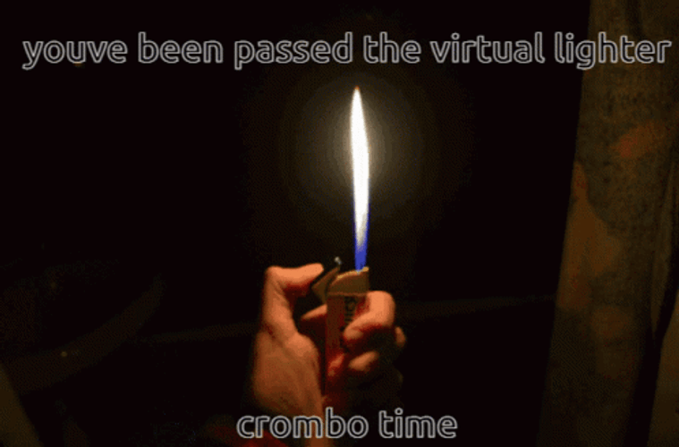 Crombo Time Virtual Lighter GIF