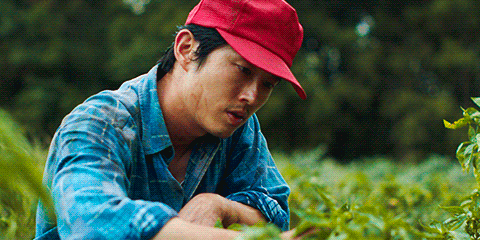 Crop Harvester Guy GIF