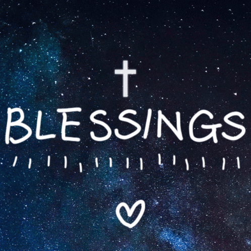 Cross Blessings Heart GIF
