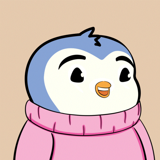 Cross Eyed Pudgy Penguin GIF