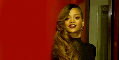 Cross Eyed Sexy Rihanna GIF