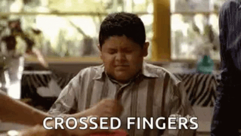 Cross Fingers Kid Praying GIF