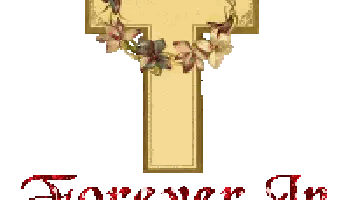 Cross with Flowers and Forever