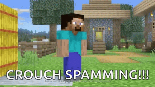 Crouch Spamming Video Game