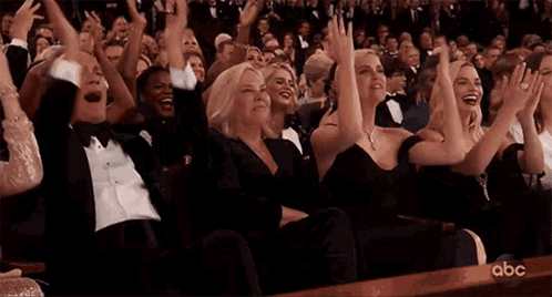 Crowd Applauding At Awards Ceremony GIF