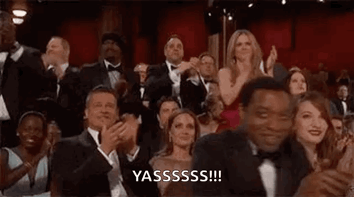 Crowd Applauding at Oscars Ceremony