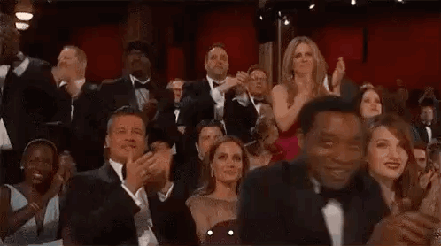 Crowd Applauding at Oscars Ceremony